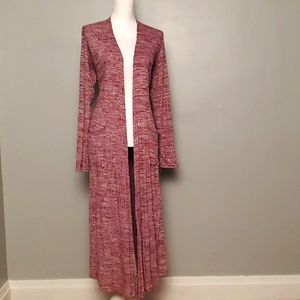 LuLaRoe XL Maroon Sarah cardigan